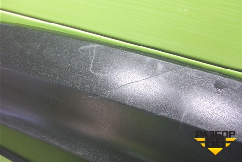 Юбка заднего бампера (5JH807521) для Skoda Rapid с 2013г (Рапид)