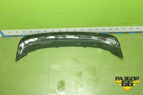 Юбка заднего бампера (5JH807521) для Skoda Rapid с 2013г (Рапид)