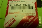 Колодки тормозные передние (новые) (0446550260) для Lexus LS-460 с 2006г (ЛС)
