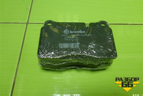 Колодки тормозные передние (новые) (7L6698151J) для Volkswagen Touareg c 2002-2010г (Туарег)