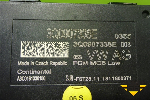 Блок управления светом (3Q0907338E) для Volkswagen Tiguan с 2016г (Тигуан)