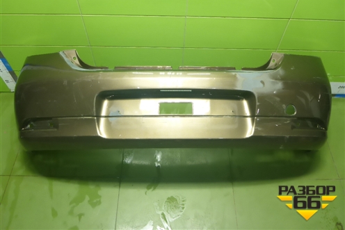 Бампер задний (до 2018г под парктроник) (850220639R) для Renault Logan II с 2012г (Логан)