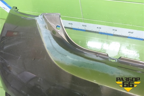 Бампер задний (до 2018г под парктроник) (850220639R) для Renault Logan II с 2012г (Логан)