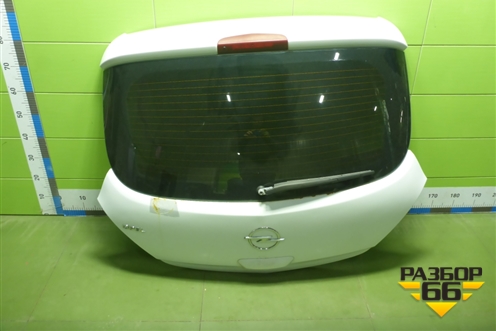 Дверь багажника со стеклом (3х дверный хетчбэк) для Opel Corsa D с 2006-2014г (Корса Д)
