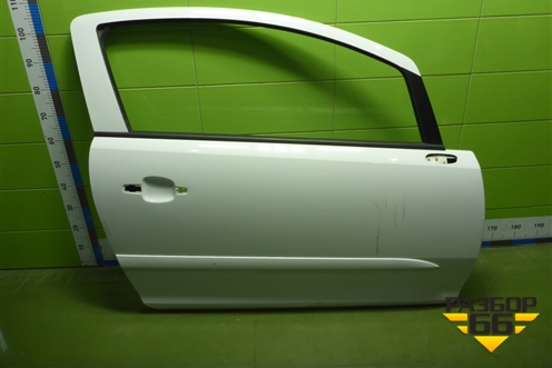 Дверь передняя правая (3-х дверный кузов) для Opel Corsa D с 2006-2014г (Корса Д)
