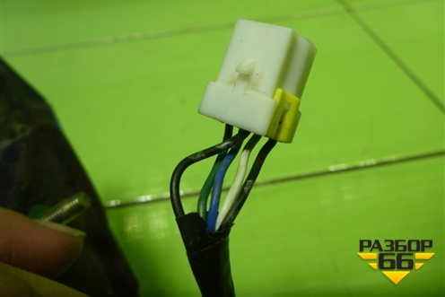 Зеркало левое электрическое (5 контактов) для Mitsubishi Lancer-9  с 2003-2008г (Лансер)