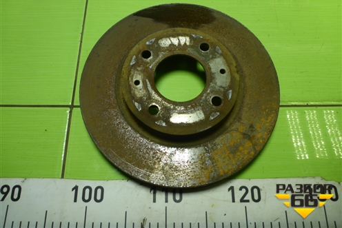 Диск тормозной передний вентилируемый (4 шпильки) для Mitsubishi Lancer-9  с 2003-2008г (Лансер)