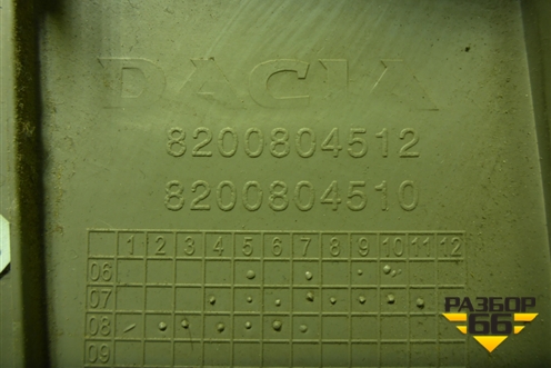 Обшивка стойки центральная левая (8200804512) для Renault Logan с 2004-2015г (Логан)