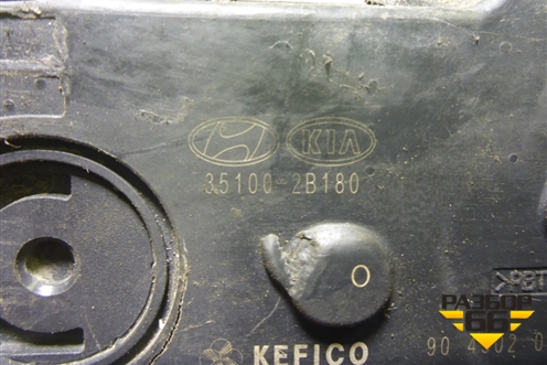 Заслонка дроссельная электрическая (1.6л G4EG) (351002B180) для Kia Ceed с 2012-2018г (Сид 2)