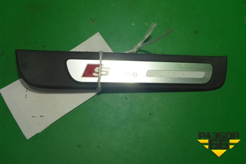 Иномарки, Audi / Ауди, A4 (В8) с 2007-2015г (А4), Накладка порога внутренняя заднего правог для Audi A4 (В8) с 2007-2015г (А4) (8K0853376B)