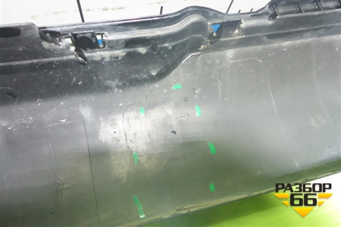 Накладка переднего бампера центральная (6405A240ZZ) для Mitsubishi Eclipse Cross с 2017г (Эклипс Кросс)