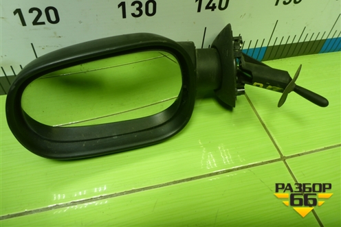Зеркало правое механическое (до 2009г) для Renault Logan с 2004-2015г (Логан)