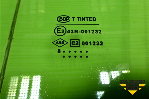 Стекло двери передней левой для Renault Logan с 2004-2015г (Логан)