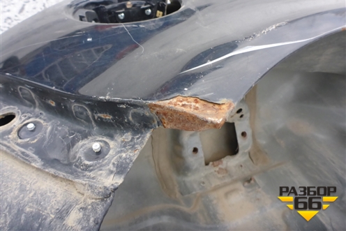 Крыло заднее правое (5ти дверный кузов) для Opel Corsa D с 2006-2014г (Корса Д)