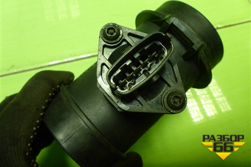 Датчик массового расхода воздуха (1.6л S6D) (0K2NC13210) для Kia Spectra с 2001г (Спектра)