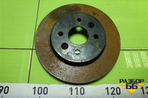 Диск тормозной передний вентилируемый для Kia Spectra с 2001г (Спектра)