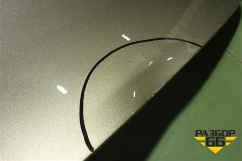 Дверь багажника без стекла (95B827400) для Porsche Macan с 2014г (Макан)