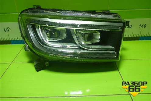 Фара правая (Led с блоком) (4121101XPW04A) для Great Wall Poer c 2019г (Поер)