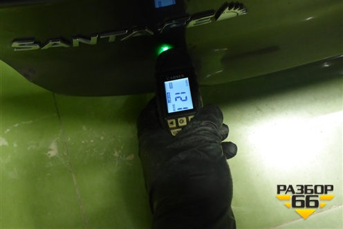 Дверь багажника без стекла (72800S1100) для Hyundai Santa Fe с 2018-2024г (Санта Фе)