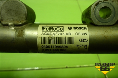 Рейка топливная рампа (2.0л TNBB) (AG9E9F797AB) для Ford Mondeo 4 с 2006-2014г (Мондео)