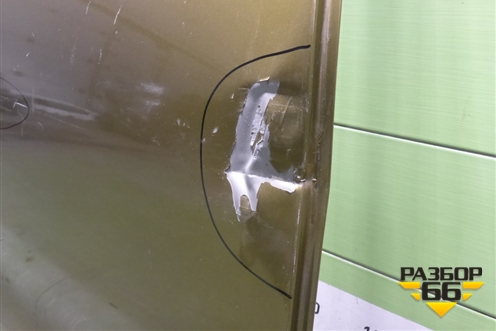 Дверь задняя правая (821126341R) для Renault Sandero с 2013-2022г (Сандеро)