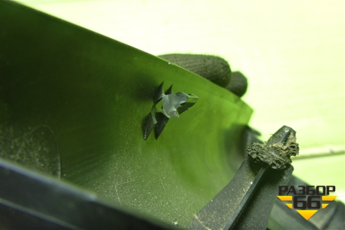 Накладка двери задней правой (уголок) (72940SMG) для Honda Civic 5D с 2005-2011г (Цивик)