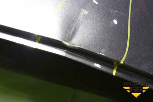 Дверь задняя левая (S203F2701030600) для Changan CS55 PLUS с 2019г (ЦС 55 плюс)