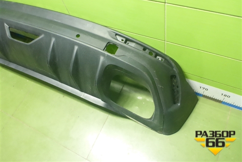 Юбка заднего бампера (до 2023г под парктроник) (6600124618) для Geely Coolray с 2019-2025г (Кулрей)