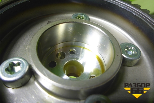 Механизм изменения фаз ГРМ (1.6л G4FC) (243502B000) для Kia Rio с 2011-2016г (Рио 3)