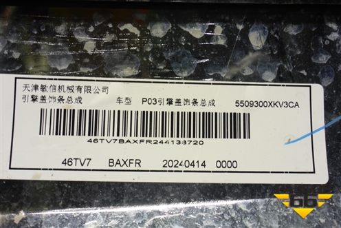 Накладка на капот (5509300XKV3CA) для Tank 500 с 2022-2025г