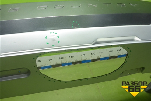 Юбка заднего бампера (31383339) для Volvo V90 Cross Country с 2017г (В90 Кросс Кантри)