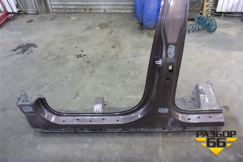 Порог со стойкой левый для Hyundai Santa Fe с 2012-2018г (Санта Фе)