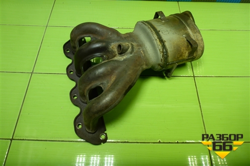 Коллектор выпускной с катализатором (1.6л F16D4) (55572914) для Chevrolet Aveo (Т300) с 2011г (Авео Т300)