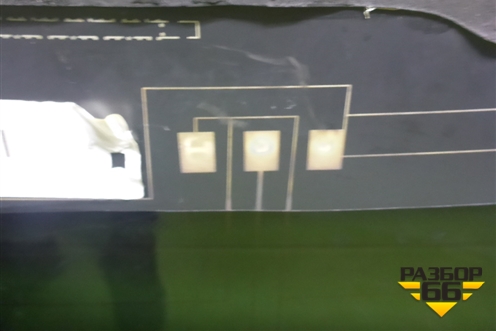 Стекло заднее для Mercedes Benz C-Klass W204 с 2007-2014г (Ц)