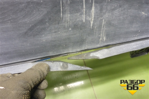 Бампер передний нижняя часть (2803100CN15) для Changan UNI-T с 2020г (Юни Т)