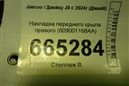 Накладка переднего крыла правого (609001168AA) для Jaecoo J8 c 2024г (Джей8)