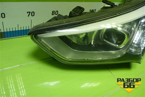 Фара левая (до 2015г ксенон с блоком и лампой) (921012W000) для Hyundai Santa Fe с 2012-2018г (Санта Фе)