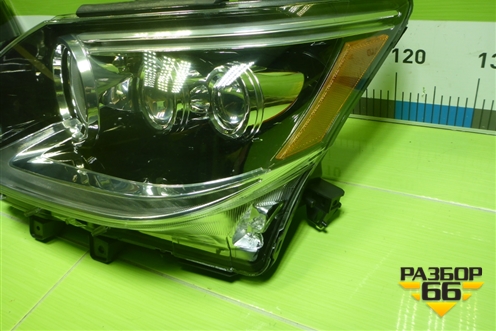 Фара левая (после 2014г до 2019г Led без блока) (8118560G30) для Lexus GX-460 с 2009г (ГХ)
