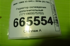 Радиатор охлаждения дополнительный (17118655757) для BMW X5 G05 с 2018г (Х5 Г05)