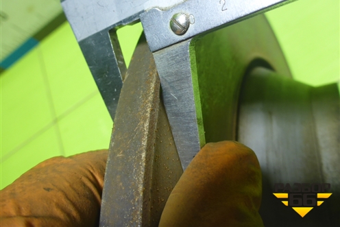 Диск тормозной задний (4F0615601E) для Audi A6 (C6) с 2004-2011г (А6)