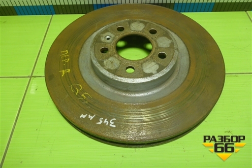 Диск тормозной передний вентилируемый для Audi Q5 c 2008-2017г (Ку 5)