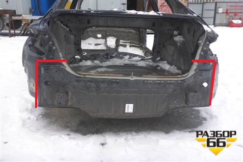 Панель задняя (5830733180) для Toyota Camry V70 с 2017г (Камри)