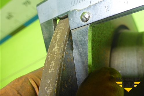 Диск тормозной задний (не вентилируемый) (8K0615601B) для Audi A4 (В8) с 2007-2015г (А4)