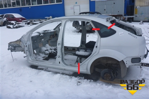 Крыло заднее левое (5ти дверный хетчбэк) для Ford Focus 2 с 2008-2011г (Фокус)