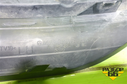 Решетка в передний бампер левая (AMG под парктроник) (A1188854301) для Mercedes Benz CLA C118 с 2019г (ЦЛА)