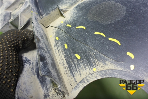 Защита антигравийная (8200343888) для Renault Megane 2 с 2002-2009г (Меган)