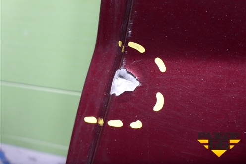 Дверь задняя левая (821017311R) для Renault Logan с 2004-2015г (Логан)