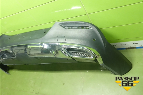 Юбка заднего бампера (под парктроник) (A2928851425) для Mercedes Benz GLE-Klass (купе) C292 с 2015г (ГЛЕ)