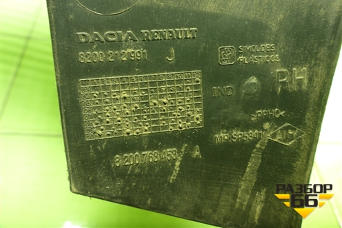 Обшивка стойки задняя верхняя правая (8200212991) для Renault Logan с 2004-2015г (Логан)