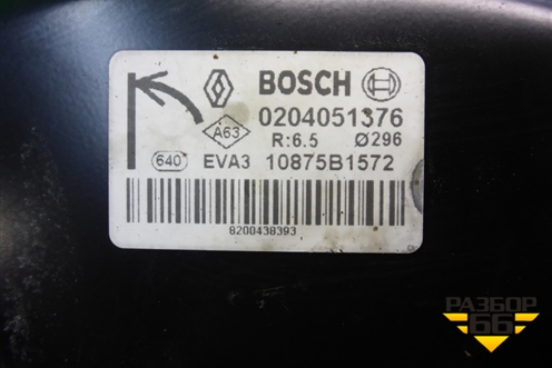 Усилитель тормозов вакуумный (0204051376) для Renault Megane 2 с 2002-2009г (Меган)